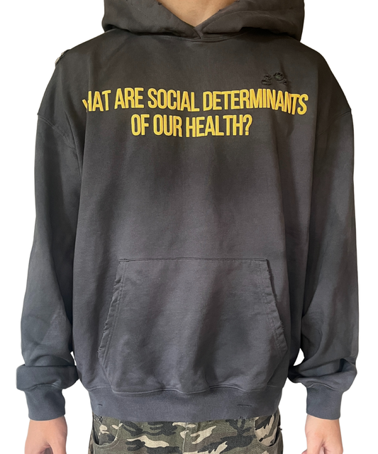 SOCIAL DETERMINANTS HOODIE NAVY BLUE