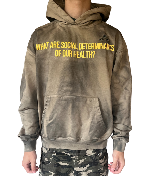 SOCIAL DETERMINANTS HOODIE SAND