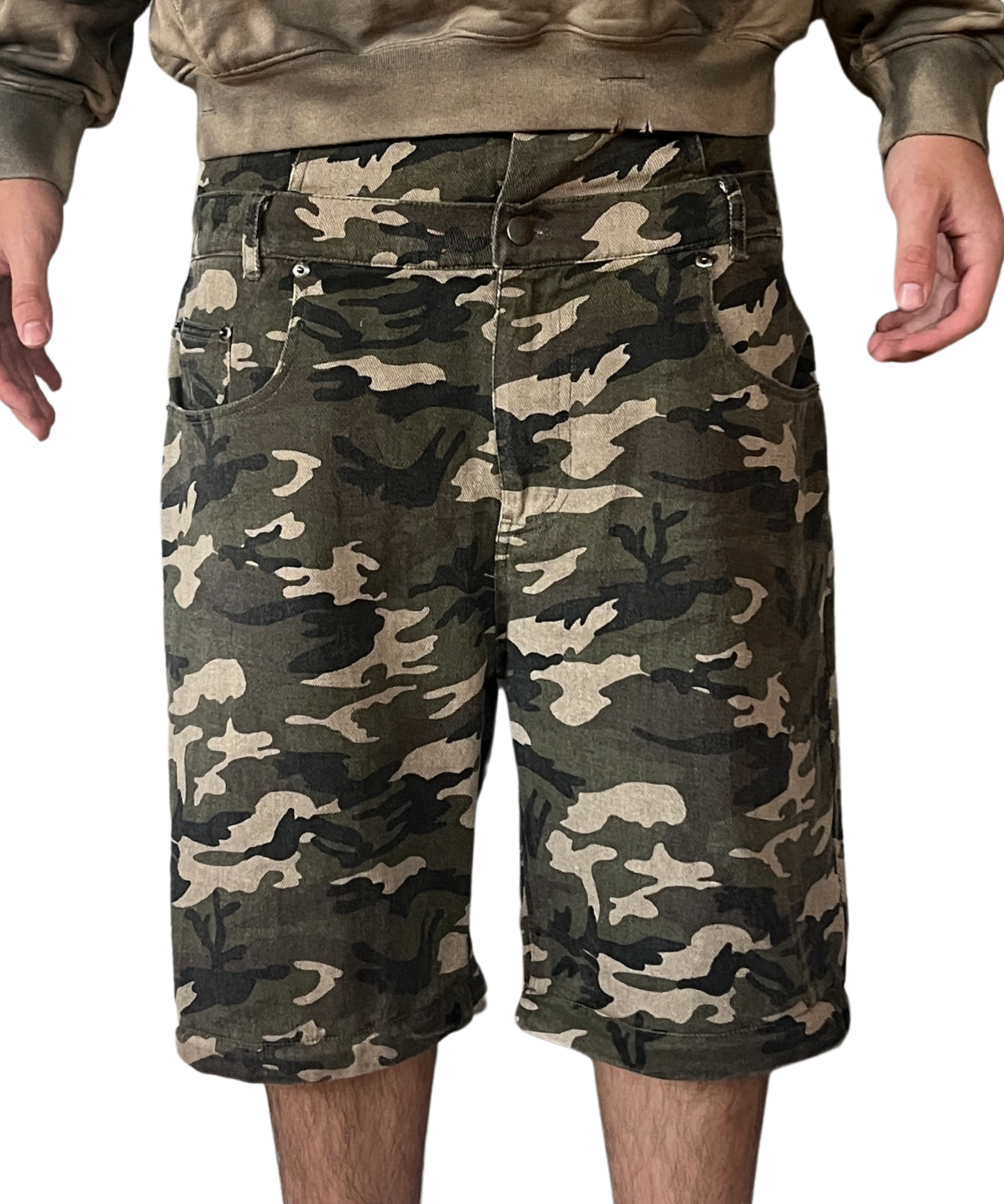 CAMO STYLE CONVERTITBLE DENIM