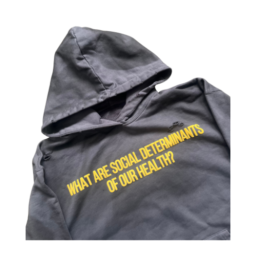 SOCIAL DETERMINANTS HOODIE NAVY BLUE