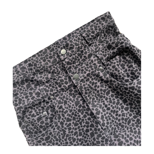 LEOPARD STYLE CONVERTIBLE DENIM