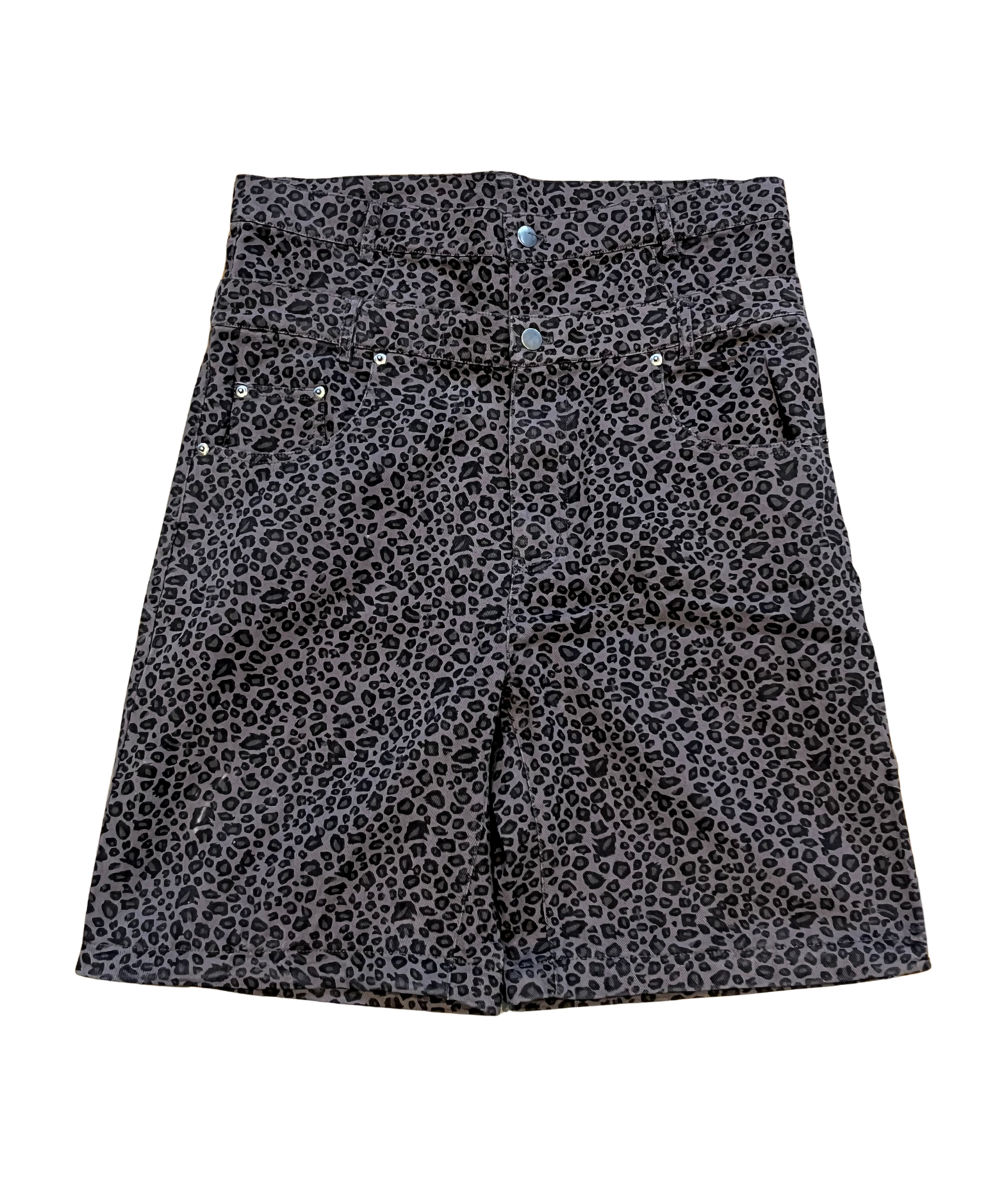 LEOPARD STYLE CONVERTIBLE DENIM