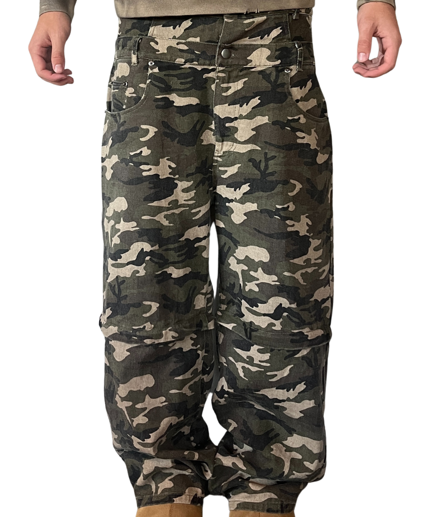 CAMO STYLE CONVERTITBLE DENIM