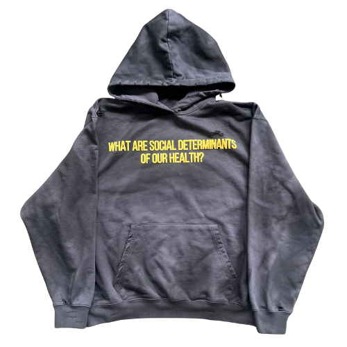 SOCIAL DETERMINANTS HOODIE NAVY BLUE